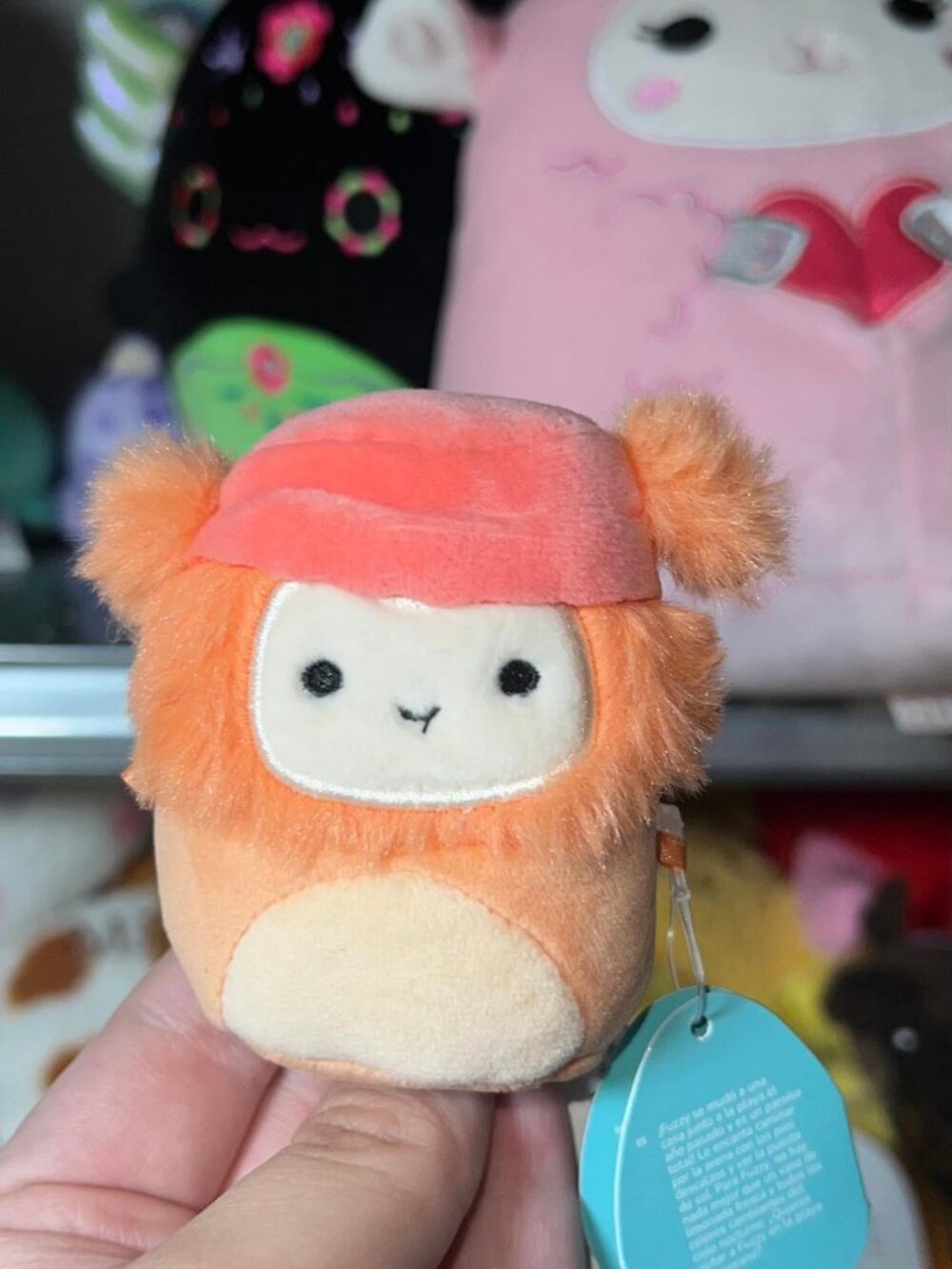 Squishmallows fuzzy the Sasquatch micromallow NWT
